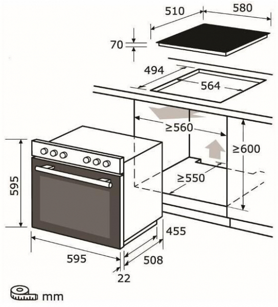 Exquisit EHE 157-UBZ-020 Herdset